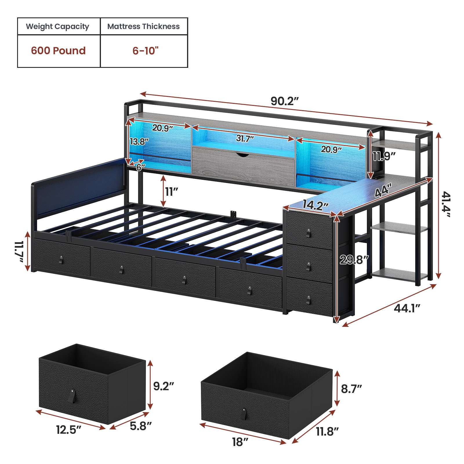 2 person desk
